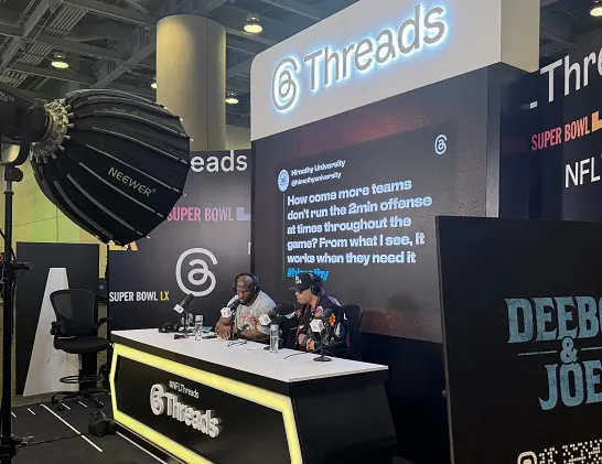 Threads mise sur le Super Bowl pour séduire les fans de sport