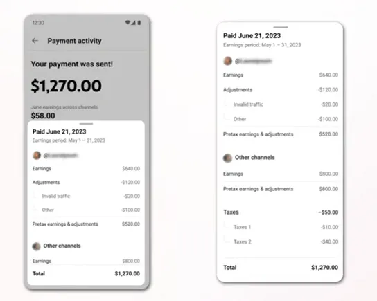 YouTube améliore le suivi des paiements pour les créateurs