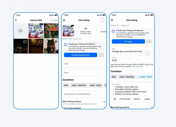 Facebook Marketplace boosté par l'IA : de nouvelles opportunités pour les vendeurs